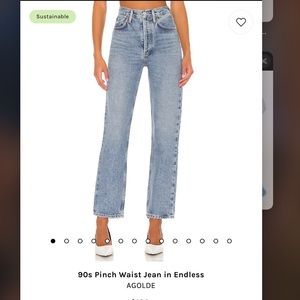 90s Pinch Waist Jean in Endless